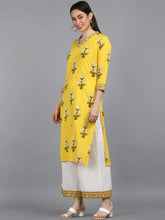 Pure Cotton Printed Kurta Pant Dupatta-VKSKD1089AB